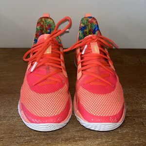 Under‎ Armour Curry 7 Shoes Sour Patch Peach Size 7Y Basketball Sweet Sour